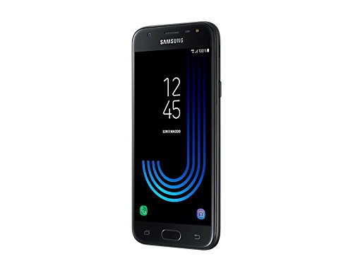 Samsung Galaxy J3 (2017) Smartphone, Nero, 16 GB Espandibili, Dual SIM [Versione Italiana]