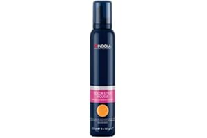 Indola Color Style Mousse mittel braun, 1er Pack, (1x 200 ml) Orange