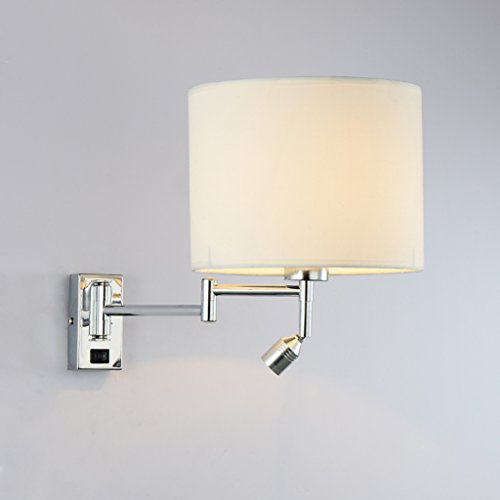 Preisvergleich Produktbild &Wohnzimmer Flur Schlafzimmer Wandleuchte Wandleuchte E27 versenkbare Wandleuchte LED Korridor Wandleuchte Schlafzimmer Nachttischlampe Edelstahl Lampe&Kabellose Wandleuchte (Color : B)