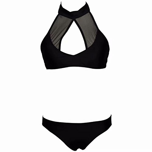 Keybella Costumi da Bagno Bikini Due Pezzi Donna Mare Sexy Costume Imbottito Push Up Set Bikini Beachwear
