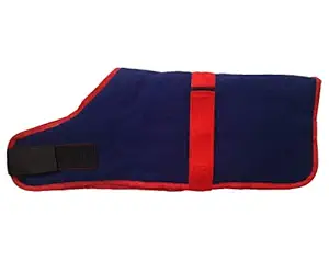 Ayra Pet Care Winter Dog Coat (Navy, Medium)