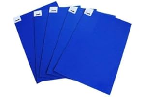 Cleanroom Sticky Tac Mats (Pack of 1, 30 Sheets) 90cm x60cm | Effective Dirt Removal | Contamination Control | Perfect for Construction Sites, Hospitals, Tattoo Studios | Trio Plus