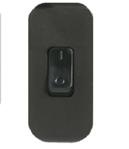 Interrupteur à Bascule Pour Lampe - Cordon Bipolaire - 250V 10A - Installation Facile Sans Soudure - Noir Ou Blanc