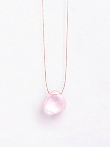Wanderlust Life Heart Chakra Anahata Rose Quartz necklace