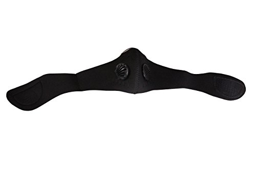 Trainings-Maske universal mit Klettverschluss Ausdauertraining Sport-Maske Atem-Maske für Höhentraining Bergsteiger - 3