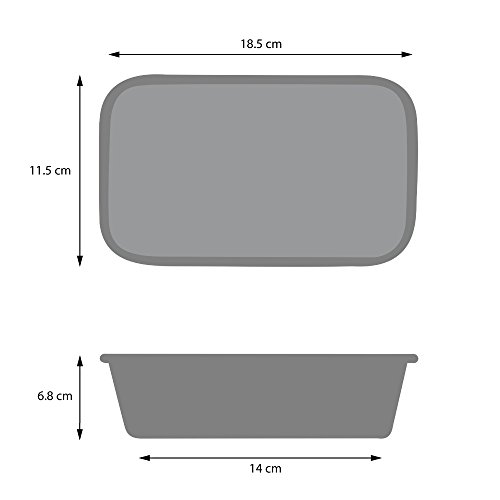ProCook Ceramic Kastenform mit keramisch verstärkter Antihaftbeschichtung, 450 g - 2