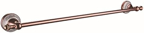 DZYZ Towel Single Rod 304 Stainless Steel Wire Drawing Towel Rack Bathroom Pendant , Rose gold , 680*70*65mm