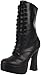 Produktbild Pleaser ELECTRA-1020, Damen Halbschaft Stiefel, Schwarz (Schwarz (Blk Faux Leather)), 43 EU (10 Damen UK)