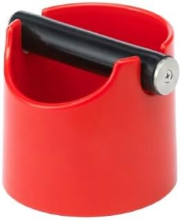 Knockbox Basic | Modern Minimalistic Coffee Grounds Collector | Red, Ø 10 x H 12 cm