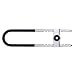Produktbild Mengonee Office Restaurant Tür U-Form-Secure Lock Motorrad-Fahrrad-wasserdicht Anti-Diebstahl-Fingerabdruck-Padlock