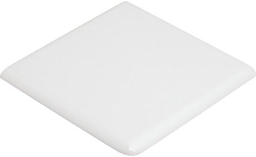 Interceramic 4-1/4 x 4-1/4" White Double Bull Nose Ceramic Tile