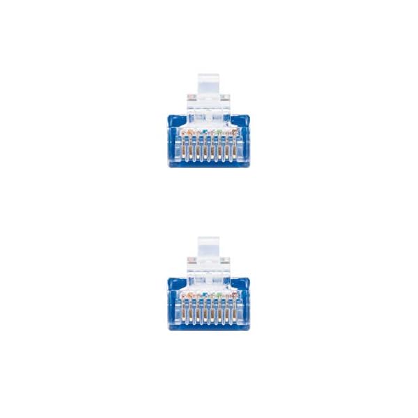 NanoCable 10.20.0401-BL - Cable de red Ethernet RJ45 Cat.6 UTP AWG24, 100% cobre, Azul, latiguillo de 1mts - Image 4