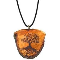 SOULSLICES Baum des Lebens 1 // HolzKette // Vintage // Ethnoschmuck // Hippie // Boho // Statement //