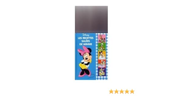 Amazonfr Les Recettes Salés De Minnie Walt Disney Livres - 