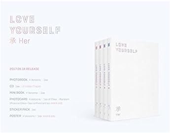 BTS- LOVE YOUR SELF [ L.O.V.E version SET] 4 CD + Photobook +Photocard +4 Folded Poster + Free Gift