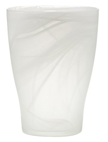 Scheurich 55820-INDOOR Orchideentopf 13x13x17cm snow twirl, aus Glas