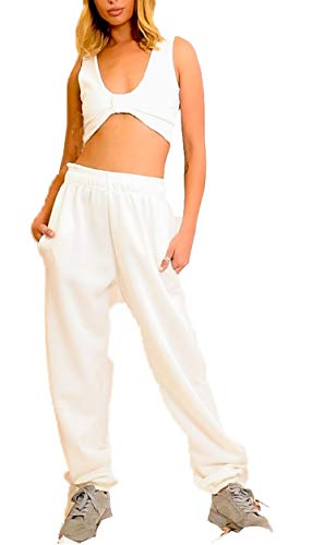 oversized tracksuit bottoms womens