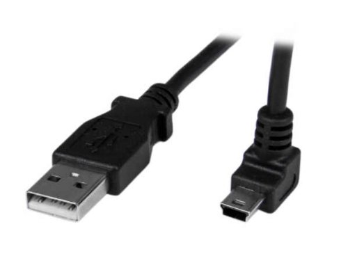 StarTech USBAMB1MU USB auf Mini USB Anschlusskabel (1x USB A Stecker, 1x USB Mini B Stecker, 1m) schwarz