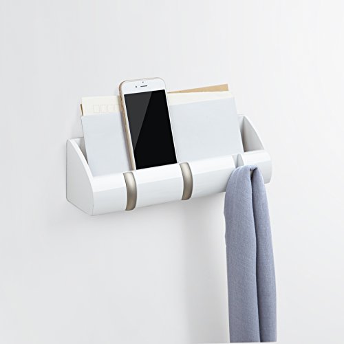 Umbra 1004250-660 Cubby Mini-Aufbewahrung, Holz, weiß, 27,62 x 5,71 x 7,62 cm - 4