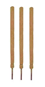 COIR GARDEN Coco Pole Moss/Coir Stick for Climbing Planters , 3 ft/91 cm-3 Pieces