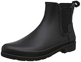 Naturkautschuk, Handgefertigt HUNTER Damen W ORG Refined Chelsea Gummistiefel, Schwarz (Black), 39 EU