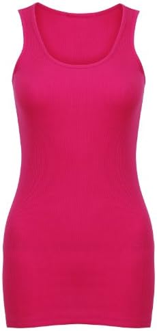 Womens Ladies Ribbed Cotton Vest Body Top T-Shirt Tank Top