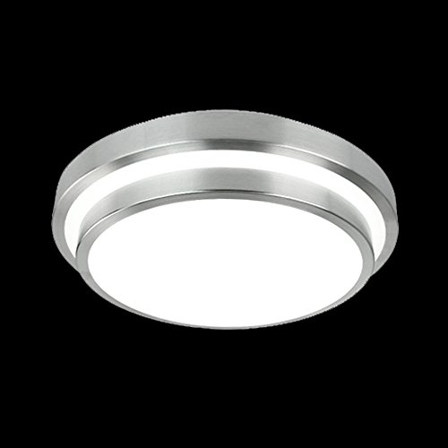 Preisvergleich Produktbild Wanson Moderne Deckenlampe Schlafzimmer Wohnzimmer Decke Licht LED Aluminiumlegierung Deckenleuchte Ultra Dünne Runde Deckenleuchte 33Cm 20W Silber