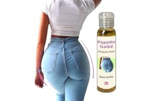 I LOVE MY POPOTIN MUSCLEZ VOS FESSES PAS VOS COMPLEXES Cosmétiques spécialisés pour Grossir les Fesses-Hanches-Volume Poitrine-Kigelia-Fenugrec-Akpi-100% Naturelles-I Love My Popotin (Huile Brevetée Fessier-Poitrine)