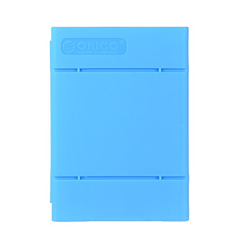 ORICO Festplatte Schutzhülle 2 Stücke 3,5 Zoll HDD Schutz Tasche Anti-Statik Case in Blau, PHP35 - 4