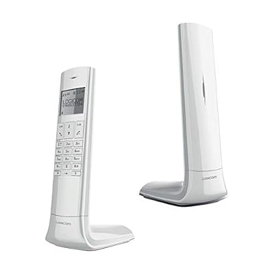 Logicom Luxia 150 - Téléphone sans fil avec ID d'appelant - DECT\GAP - blanc