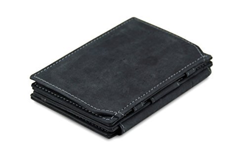 Preisvergleich Produktbild Garzini RFID Magic Wallet mit Münzfach Magistrale Pezzini carbon black