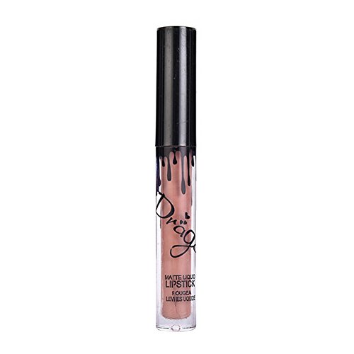 CHIC*MALL 16 Colors Waterproof Long Lasting Matte Lip Gloss Not Stick On Cup Lipstick Cosmetic (dolce)