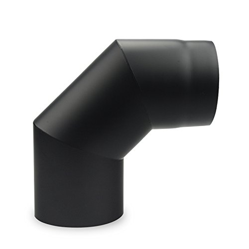 Ø 120 mm - Bogen 90° Schwarz
