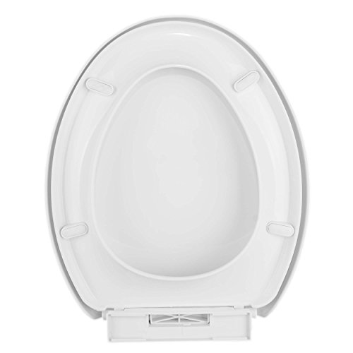 VILSTEIN© WC-Sitz mit Absenkautomatik, WC Deckel Toilettendeckel, Antibakteriell beschichtet, Soft-Close für Sitz und Deckel, inkl. Universal Befestigungs-Set, weiß, VS-ZT13V2 - 7