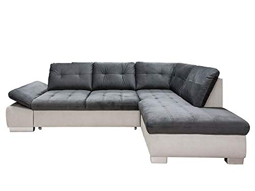 Tendencio Canapé Dangle Convertible Gali Gris Blanc Avec