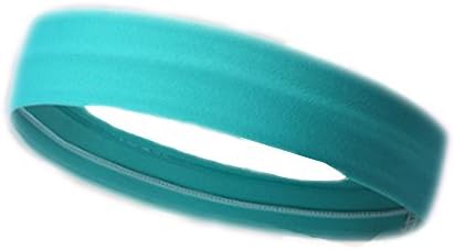 Mens and Women Headband - Best Guys Sweatband & Sports Headband for Running, Working Out and Dominating Your Competition - Performance Stretch & Moisture Wicking Optimize your Athletic Performance! (Green)