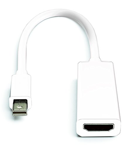 MyGadget Mini Displayport auf HDMI Adapter – DP Konverter Kabel – Zubehör für Apple MacBook Air, Pro, iMac, Mac, Surface Pro, Lenovo in Weiß - 4