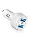 Produktbild Anker PowerDrive Speed 2 39W Auto Ladegerät, 2 Port Kfz Ladegerät mit Quick Charge 3.0 und PowerIQ für Samsung Galaxy/Note/ S9, iPhone, iPad, HTC, LG, Smartphones, Tablets, Powerbank und mehr (Weiß)