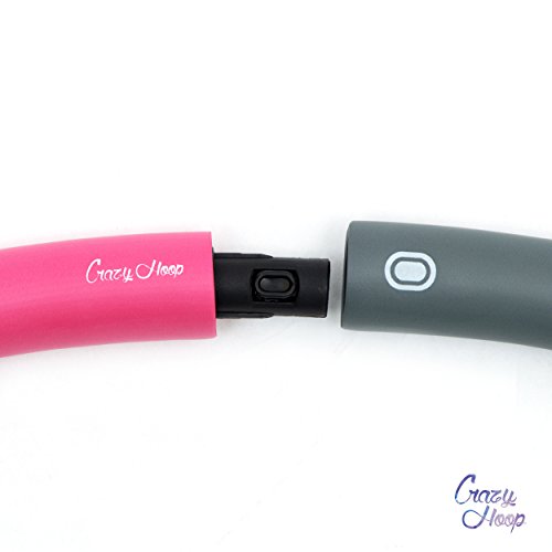 Crazy Hoop Medium Pro Hula Hoop Reifen Fitness-Reifen, 1,5kg Reifen mit Schaumstoff, zum abnehmen - 3