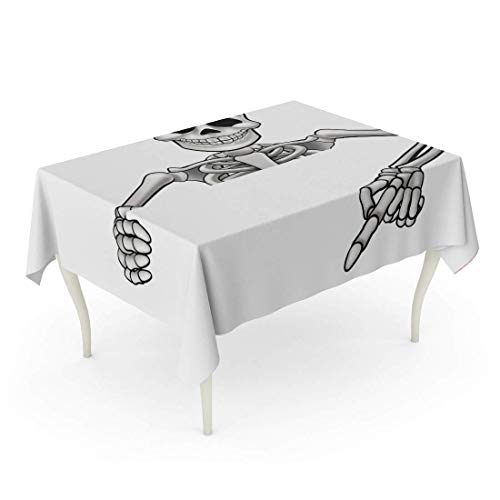 LIS HOME Rectángulo Mantel Esqueleto de Mano Personaje de...