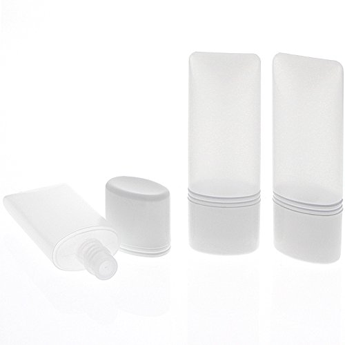 Kosmetex leere Tube für Flüssigkeiten, Cremes Plastik ideal für Reise, 30ml, 6 Stück - 2