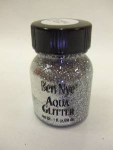 Ben Nye Silver Aqua Glitter ~ Liquid Sparkle Face Paint & Body Glitter