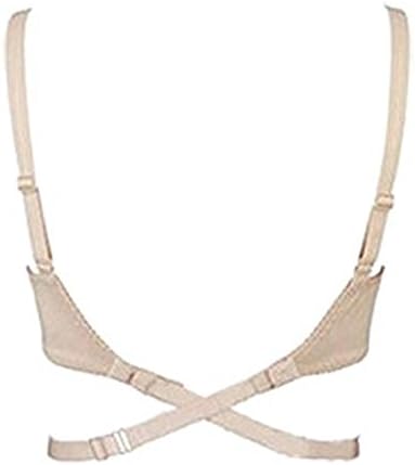 Lucky Will Adjustable Backless Low Back Bra Straps Converter Extender for Party Backless Dress 2 Pcs Nude