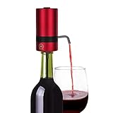【Aireador Eléctrico de Sello Hermético】 - Este Aireador Eléctrico de Vino tiene un sello de goma de silicona que impide que el aire se filtre en la botella y mantiene su vino fresco por períodos más largos de tiempo.