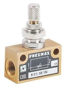 Pneumax 6.04.18/1 Shuttle Valve – 1/8 BSP, Series 600, Made In Italy, New