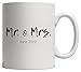 Produktbild Mr. And Mrs. Since 2019 Marriage Mug - Cute Funny 1st Wedding Birthday Gift For Happy Married Couple Mr And Mrs Celebrating 1 Years Of Marriage! Love Anniversary Present For Husband And Wife