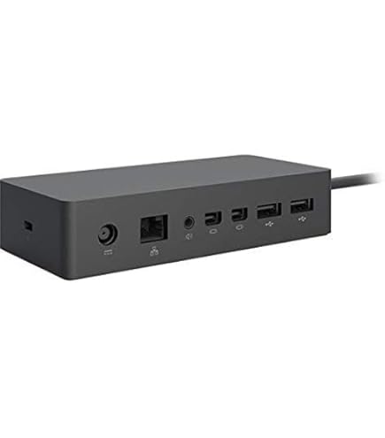 Microsoft 1661 Docking Station For Surface Pro 3/4 & Surface Book 1/2 – Includes AC Adapter