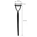 Eyelash Comb Eyebrow Brush Cosmetic Brush Arc designed Mascara Applicator Tool (Blcak)