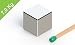 Produktbild 10 x Neodym Würfelmagnet, 10x10x10mm, vernickelt, Grade N52, Würfelmagnete im praktischen Set