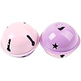 Skyeye Zubehör Anhänger，Zweifarbiger Glocken(Lila Rosa)